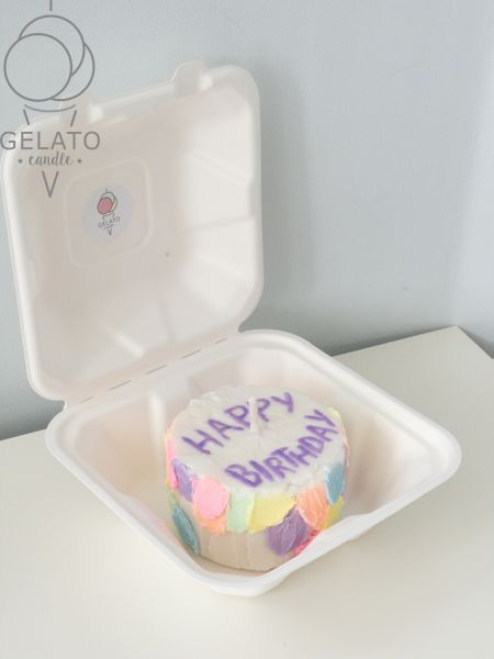Свічка бенто Happy Birthday Свічка бенто Happy Birthday фото