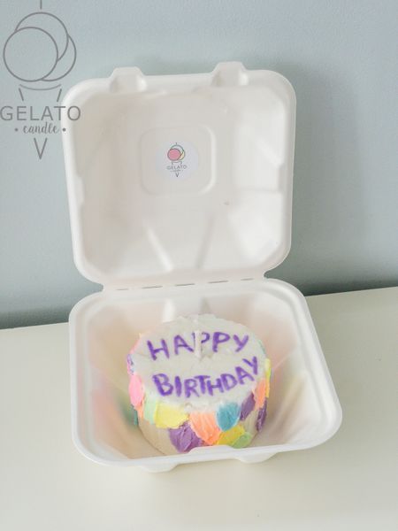 Свічка бенто Happy Birthday Свічка бенто Happy Birthday фото